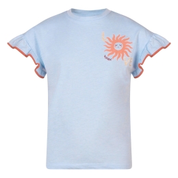 Persival Bloom Z10319 meisjes T-shirt korte mouw Blauw licht