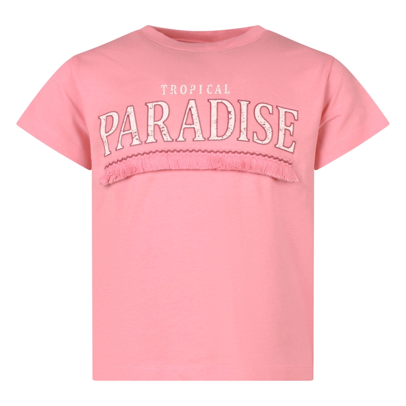 D-zine Emily Z10337 t-shirts korte mouw Rose