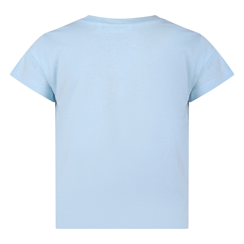 D-zine Emily Z10337 t-shirts korte mouw Blauw licht