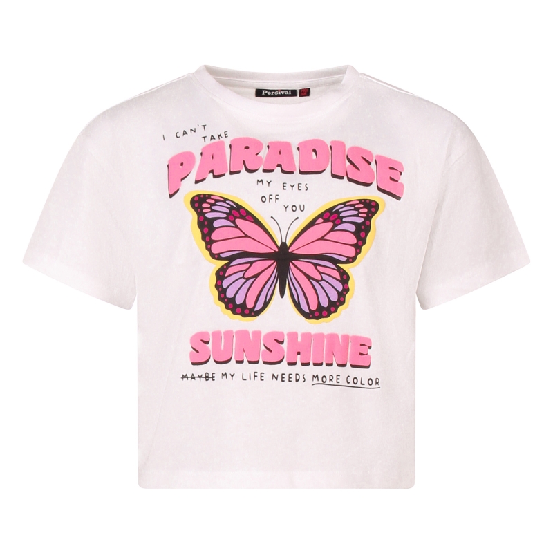 Persival Emma Z10317 t-shirts korte mouw Wit