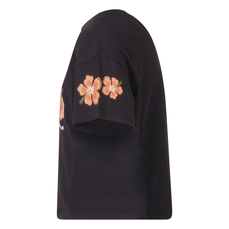 D-zine Real Z10318 t-shirts korte mouw Zwart