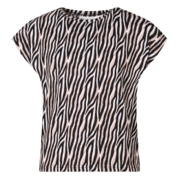 D-zine Stella aop Z10315 meisjes Meisjes T-shirt korte mouw Zwart