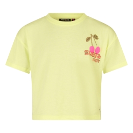 Persival 3210603 Z10008 meisjes T-shirt korte mouw Geel fel