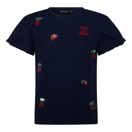 Persival 3210604 Z10010 meisjes T-shirt korte mouw Marine