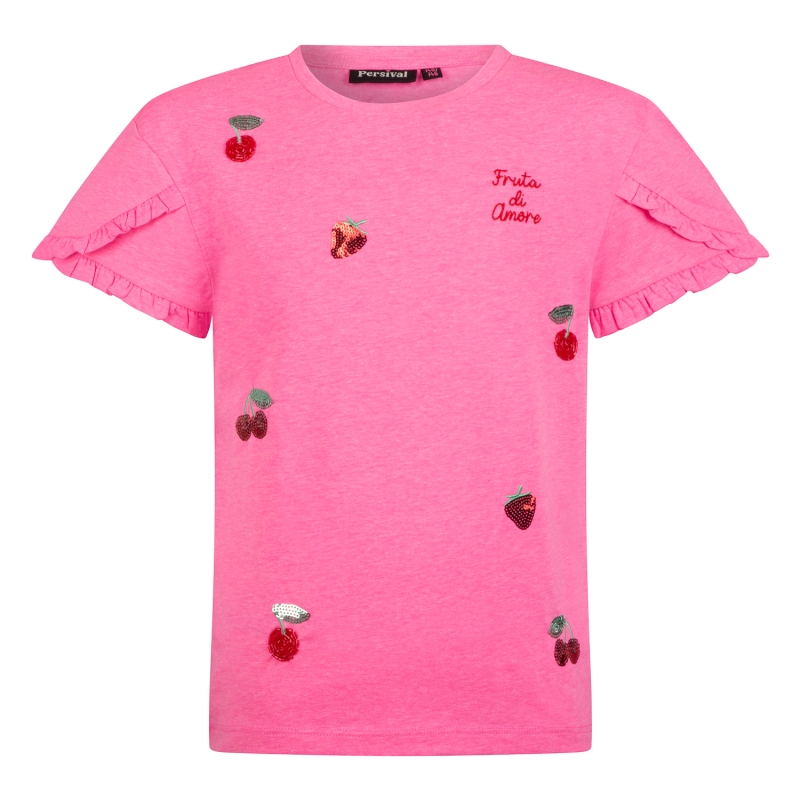 Persival 3210604 Z10010 t-shirts korte mouw Rose fel