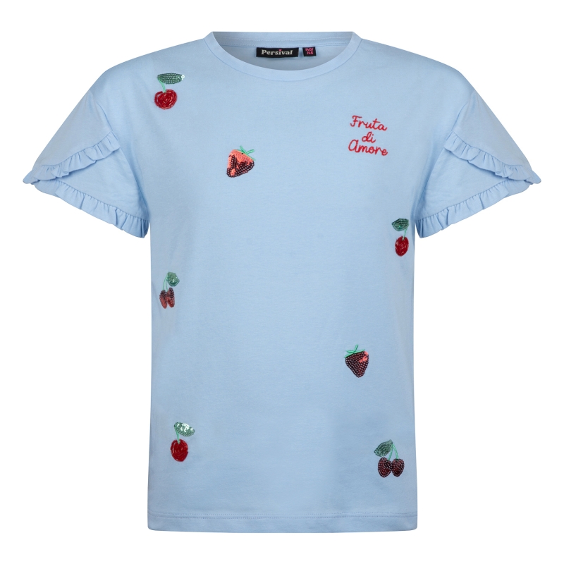 Persival 3210604 Z10010 t-shirts korte mouw Blauw licht