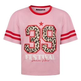 Persival 3210606 Z10021 meisjes T-shirt korte mouw Rose