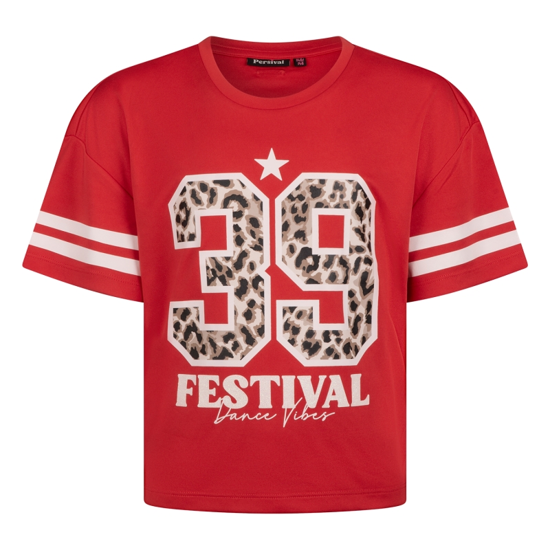 Persival 3210606 Z10021 t-shirts korte mouw Rood