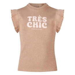 Persival 3210607 Z10027 meisjes T-shirt korte mouw goud