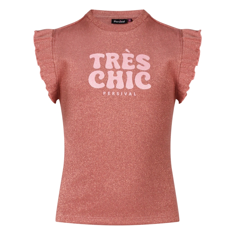 Persival 3210607 Z10027 t-shirts korte mouw Brons