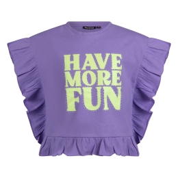 Persival 3210608 Z10028 meisjes T-shirt korte mouw Lila