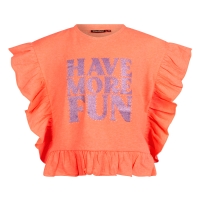 Persival 3210608 Z10028 t-shirts korte mouw koraal neon