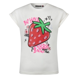 Persival 3210609 Z10029 meisjes T-shirt korte mouw Ecru