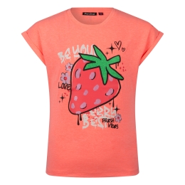 Persival 3210609 Z10029 meisjes T-shirt korte mouw koraal neon