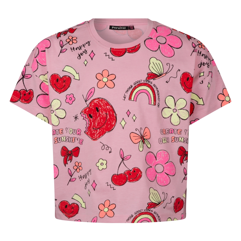 Persival 3210610 Z10030 t-shirts korte mouw Rose