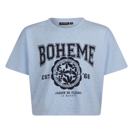 Persival 3210611 Z10048 meisjes T-shirt korte mouw Blauw licht