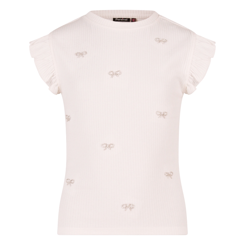 Persival 3210614 Z10052 t-shirts korte mouw Ecru