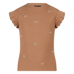 Persival 3210614 Z10052 meisjes T-shirt korte mouw Taupe