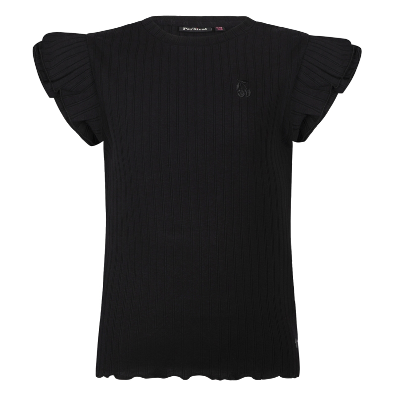 Persival 3210615 Z10054 t-shirts korte mouw Zwart
