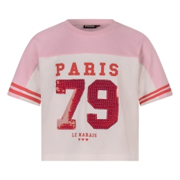 Persival 3210616 Z10090 meisjes Meisjes T-shirt korte mouw Rose