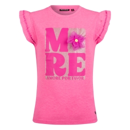 Persival 3210618 Z10094 meisjes T-shirt korte mouw Rose fel