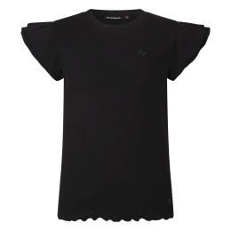 Persival 3210619 Z10095 meisjes T-shirt korte mouw Zwart