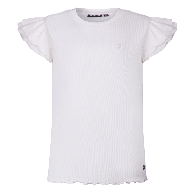 Persival 3210619 Z10095 t-shirts korte mouw Ecru