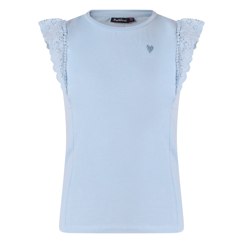 Persival 3210621 Z10097 t-shirts korte mouw Blauw licht
