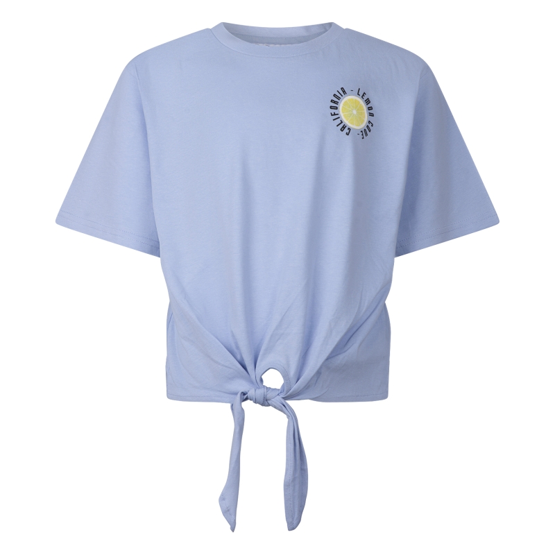 D-zine Abina Z10196 t-shirts korte mouw Pastel lila