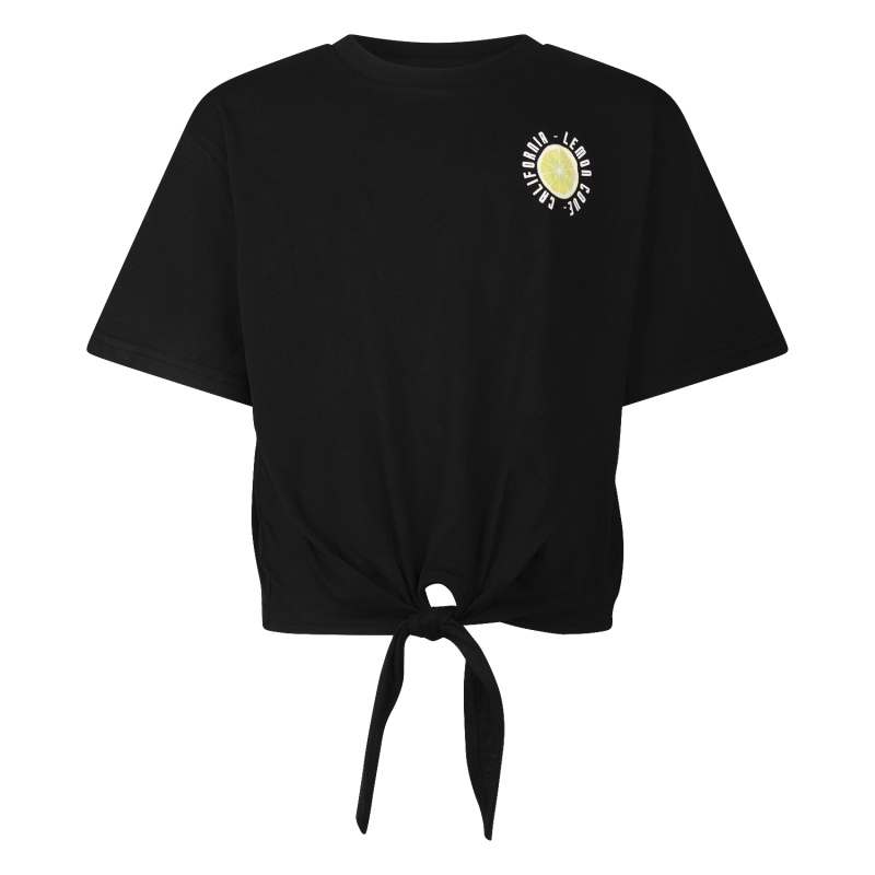 D-zine Abina Z10196 t-shirts korte mouw Zwart