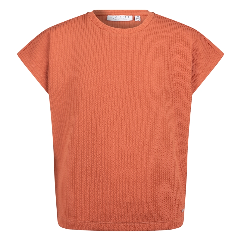 D-zine Agnetha Z10180 t-shirts korte mouw Roest