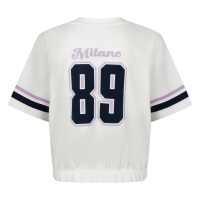 D-zine Aimee Z10176 t-shirts korte mouw Ecru