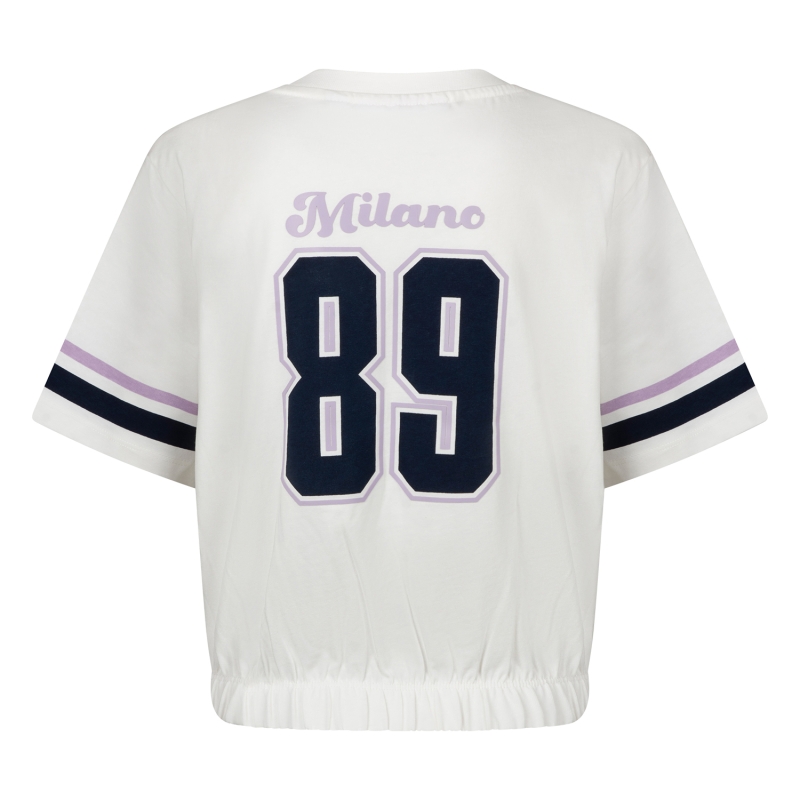 D-zine Aimee Z10176 t-shirts korte mouw Ecru