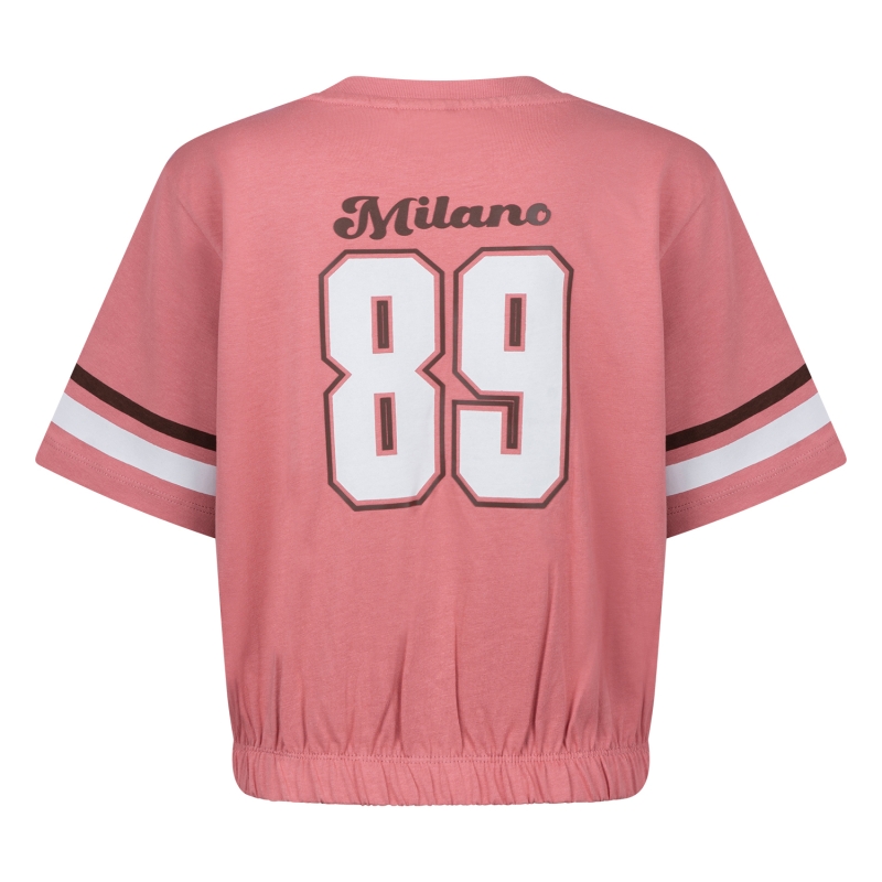 D-zine Aimee Z10176 t-shirts korte mouw Oud rose