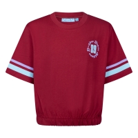 D-zine Aimee Z10176 t-shirts korte mouw Rood