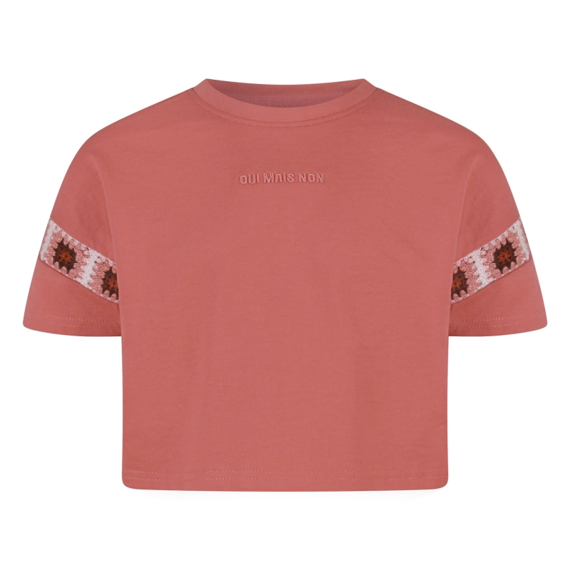 D-zine Alexa Z10177 t-shirts korte mouw Oud rose