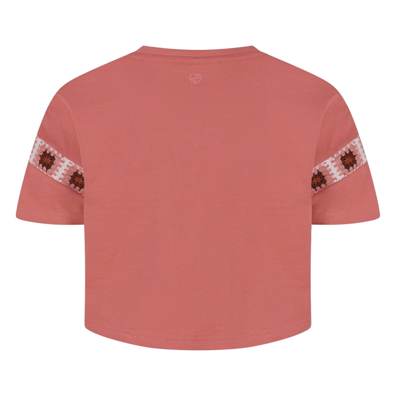 D-zine Alexa Z10177 t-shirts korte mouw Oud rose