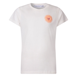 D-zine Allas B Z10195 meisjes Meisjes T-shirt korte mouw Ecru