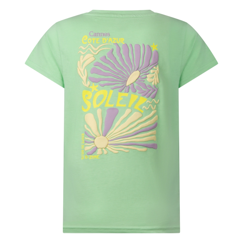 D-zine Allas Z10193 t-shirts korte mouw Groen licht