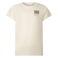 D-zine Allas Z10193 t-shirts korte mouw Ecru