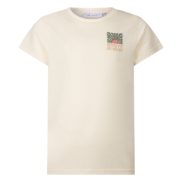 D-zine Allas Z10193 meisjes T-shirt korte mouw Ecru