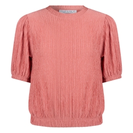 D-zine Arianne Z10183 meisjes T-shirt korte mouw Oud rose