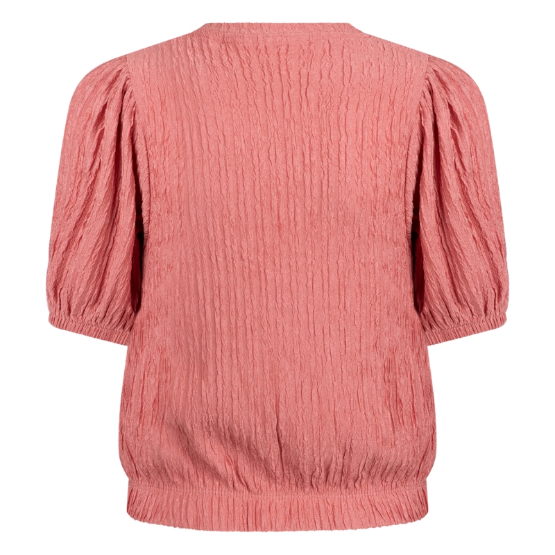 D-zine Arianne Z10183 t-shirts korte mouw Oud rose