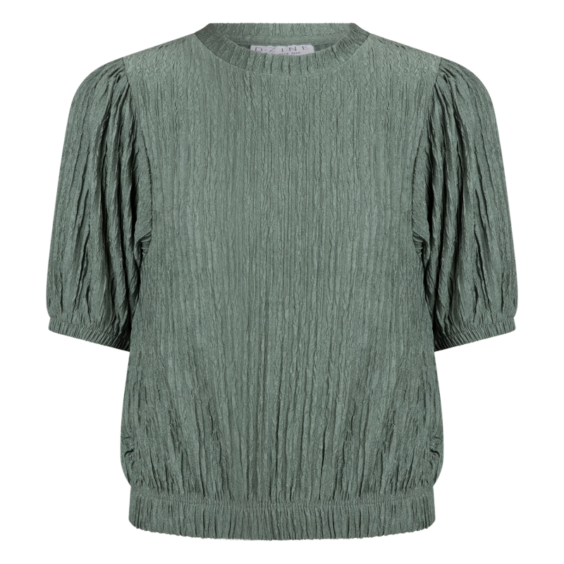 D-zine Arianne Z10183 t-shirts korte mouw Army