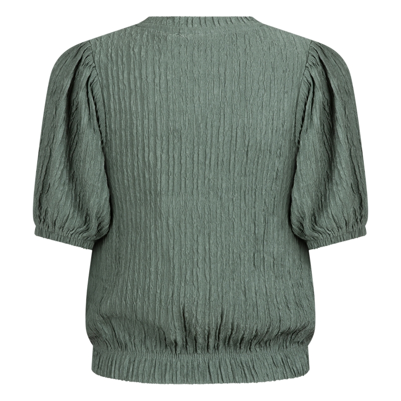 D-zine Arianne Z10183 t-shirts korte mouw Army