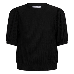 D-zine Arianne Z10183 meisjes T-shirt korte mouw Zwart