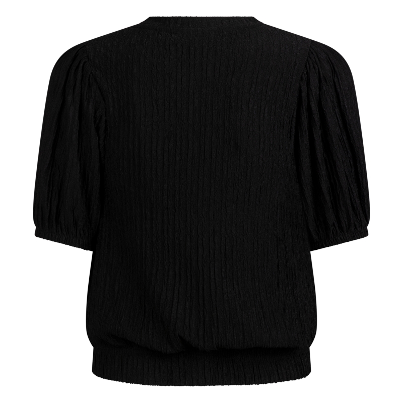 D-zine Arianne Z10183 t-shirts korte mouw Zwart