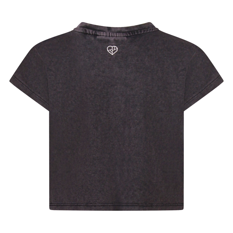 D-zine Asente Z10202 t-shirts korte mouw Zwart