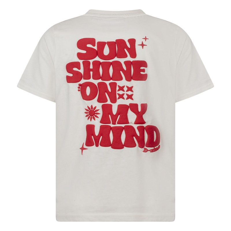 D-zine Ava Z10194 t-shirts korte mouw Ecru