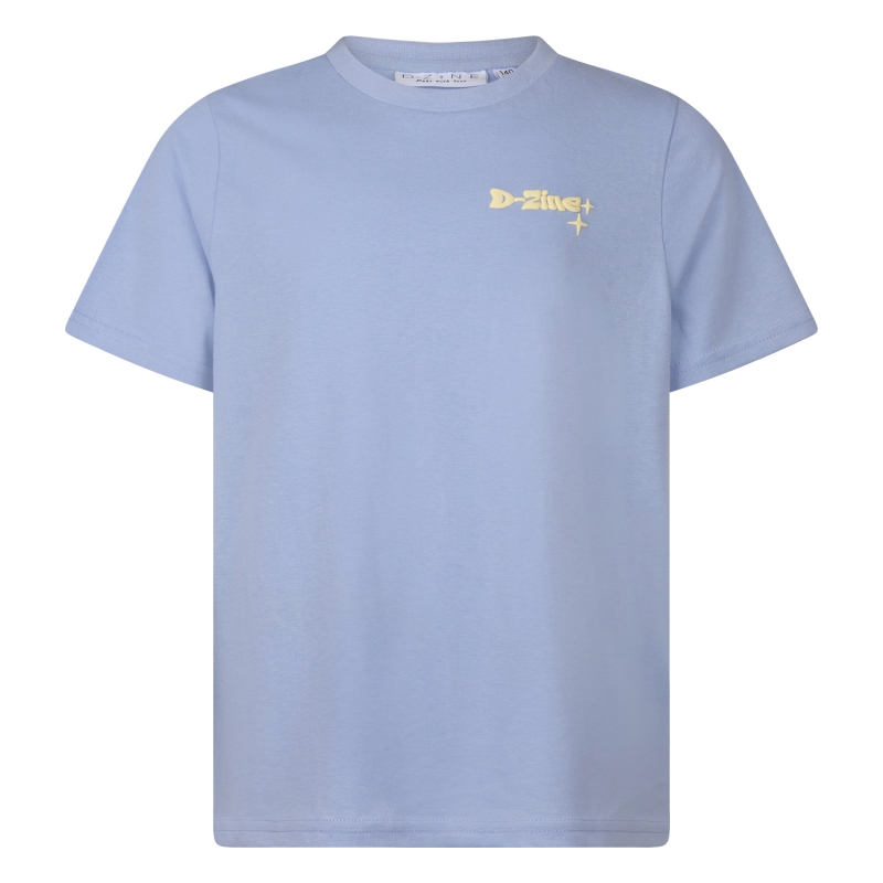 D-zine Ava Z10194 t-shirts korte mouw Pastel lila